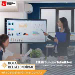 Etkili sunum teknikleri sertifikali egitim programi