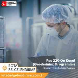 Pas 220 on kosul (Gereksinim) sertifikali egitim programi