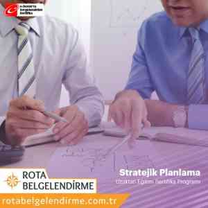 Stratejik planlama sertifikali egitim programi