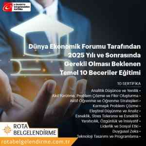 Dünya ekonomik forumu tarafından onerilen 10 egitim