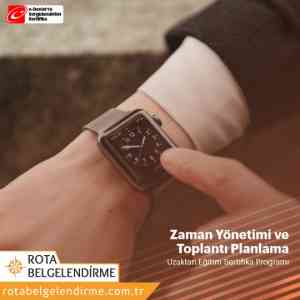 Zaman yönetimi ve toplantı planlama egitim